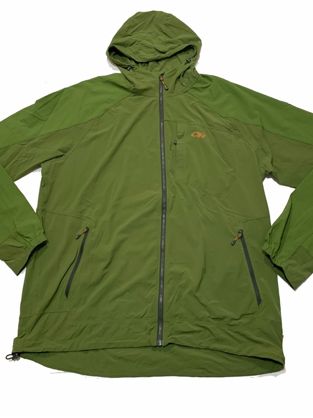 Outdoor Research Men's Green olive Hooded Jacket